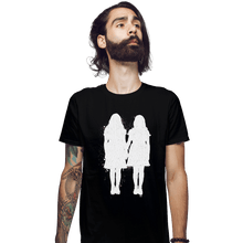 Load image into Gallery viewer, Shirts Fitted Shirts, Mens / Small / Black The Shining Twins

