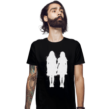 Load image into Gallery viewer, Shirts Fitted Shirts, Mens / Small / Black The Shining Twins