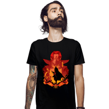 Load image into Gallery viewer, Daily_Deal_Shirts Fitted Shirts, Mens / Small / Black Shanks Shadow