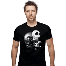 Load image into Gallery viewer, Shirts Fitted Shirts, Mens / Small / Black Her Skeleton