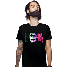 Load image into Gallery viewer, Daily_Deal_Shirts Fitted Shirts, Mens / Small / Black How About That