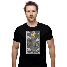Load image into Gallery viewer, Shirts Fitted Shirts, Mens / Small / Black The Tower