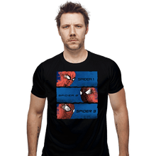 Load image into Gallery viewer, Daily_Deal_Shirts Fitted Shirts, Mens / Small / Black Spiders
