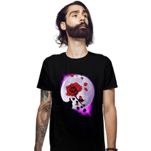 Load image into Gallery viewer, Shirts Fitted Shirts, Mens / Small / Black Crystal Clear Hero