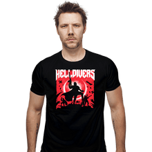 Load image into Gallery viewer, Last_Chance_Shirts Fitted Shirts, Mens / Small / Black Helldivers