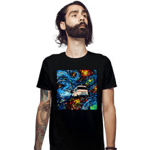 Load image into Gallery viewer, Daily_Deal_Shirts Fitted Shirts, Mens / Small / Black The Schwartz Was Never With van Gogh