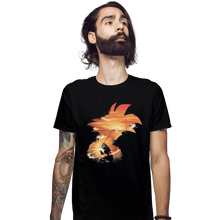 Load image into Gallery viewer, Shirts Fitted Shirts, Mens / Small / Black The First super Saiyan