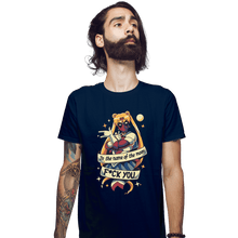 Load image into Gallery viewer, Secret_Shirts Fitted Shirts, Mens / Small / Navy The Warrior Of Love