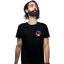 Load image into Gallery viewer, Daily_Deal_Shirts Fitted Shirts, Mens / Small / Black VI