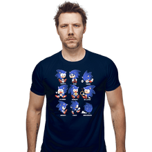 Load image into Gallery viewer, Secret_Shirts Fitted Shirts, Mens / Small / Navy Hedgehog!