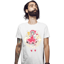 Load image into Gallery viewer, Shirts Fitted Shirts, Mens / Small / White Sakura