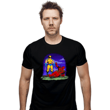 Load image into Gallery viewer, Daily_Deal_Shirts Fitted Shirts, Mens / Small / Black Mutant Butt