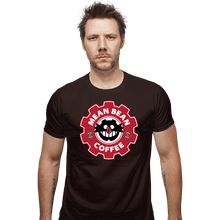 Load image into Gallery viewer, Secret_Shirts Fitted Shirts, Mens / Small / Dark Chocolate Mean Bean Coffee