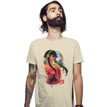 Load image into Gallery viewer, Daily_Deal_Shirts Fitted Shirts, Mens / Small / Sand Yor Yukio-e