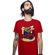 Load image into Gallery viewer, Secret_Shirts Fitted Shirts, Mens / Small / Red Gyoza Love