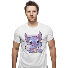 Load image into Gallery viewer, Shirts Fitted Shirts, Mens / Small / White Maneki Stitch