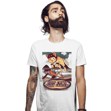 Load image into Gallery viewer, Secret_Shirts Fitted Shirts, Mens / Small / White Purr Skater