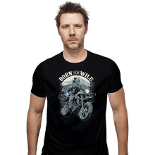 Load image into Gallery viewer, Shirts Fitted Shirts, Mens / Small / Black Born To Be Wild Deal