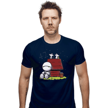 Load image into Gallery viewer, Shirts Fitted Shirts, Mens / Small / Navy Life, Don't Talk To Me About Life