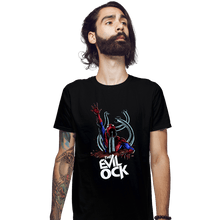 Load image into Gallery viewer, Shirts Fitted Shirts, Mens / Small / Black The Evil Ock