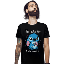 Load image into Gallery viewer, Secret_Shirts Fitted Shirts, Mens / Small / Black Too Cute