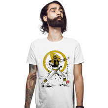 Load image into Gallery viewer, Daily_Deal_Shirts Fitted Shirts, Mens / Small / White White Ranger Sumi-e