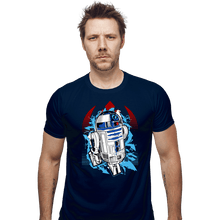 Load image into Gallery viewer, Shirts Fitted Shirts, Mens / Small / Navy R2 Tags