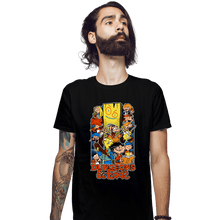 Load image into Gallery viewer, Daily_Deal_Shirts Fitted Shirts, Mens / Small / Black Dungeons & Edds