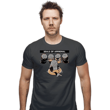 Load image into Gallery viewer, Secret_Shirts Fitted Shirts, Mens / Small / Charcoal Seals Of Approval
