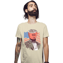 Load image into Gallery viewer, Shirts Fitted Shirts, Mens / Small / Sand AbraHAM Lincoln