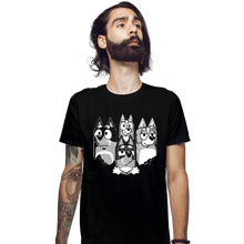 Load image into Gallery viewer, Daily_Deal_Shirts Fitted Shirts, Mens / Small / Black Bluemian Rhapsody