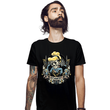 Load image into Gallery viewer, Daily_Deal_Shirts Fitted Shirts, Mens / Small / Black Cinderella Voorhees
