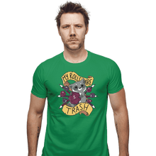 Load image into Gallery viewer, Shirts Fitted Shirts, Mens / Small / Irish Green My Rolls Are Trash