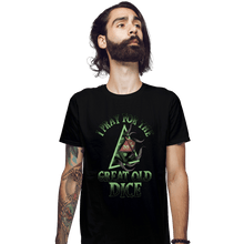 Load image into Gallery viewer, Shirts Fitted Shirts, Mens / Small / Black Great Old Dice