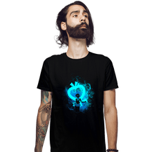 Load image into Gallery viewer, Shirts Fitted Shirts, Mens / Small / Black Mercury Art