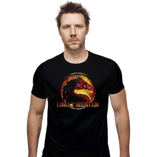 Load image into Gallery viewer, Shirts Fitted Shirts, Mens / Small / Black Lonely Mountain