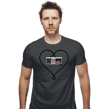 Load image into Gallery viewer, Shirts Fitted Shirts, Mens / Small / Charcoal Gaming Forever