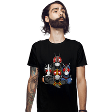 Load image into Gallery viewer, Shirts Fitted Shirts, Mens / Small / Black Rider Rhapsody