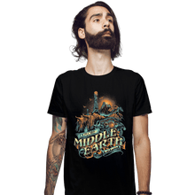 Load image into Gallery viewer, Shirts Fitted Shirts, Mens / Small / Black To The Forgotten World We Go