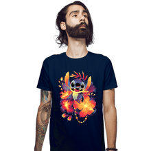 Load image into Gallery viewer, Daily_Deal_Shirts Fitted Shirts, Mens / Small / Navy Loco Experiment