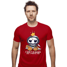 Load image into Gallery viewer, Secret_Shirts Fitted Shirts, Mens / Small / Red Christmas Reaper