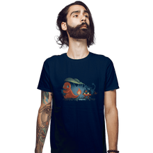 Load image into Gallery viewer, Shirts Fitted Shirts, Mens / Small / Navy Stay Close To Me