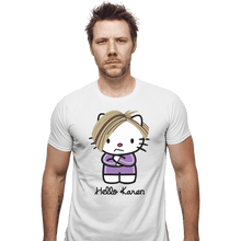 Load image into Gallery viewer, Shirts Fitted Shirts, Mens / Small / White Hello Karen