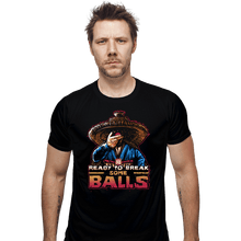 Load image into Gallery viewer, Shirts Fitted Shirts, Mens / Small / Black Ball Breaker