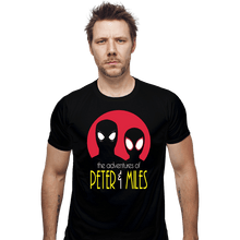 Load image into Gallery viewer, Secret_Shirts Fitted Shirts, Mens / Small / Black Adventures Of Peter and Miles