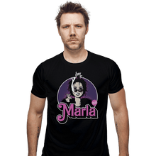 Load image into Gallery viewer, Shirts Fitted Shirts, Mens / Small / Black Marla Doll