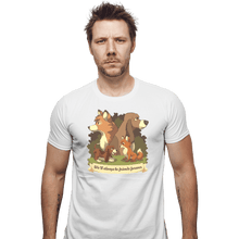 Load image into Gallery viewer, Shirts Fitted Shirts, Mens / Small / White Forever Is A Long Time
