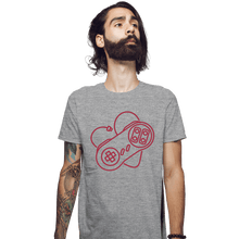Load image into Gallery viewer, Shirts Fitted Shirts, Mens / Small / Sports Grey Retrogaming Lover