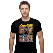 Load image into Gallery viewer, Shirts Fitted Shirts, Mens / Small / Black Cage Fighter

