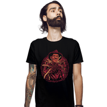 Load image into Gallery viewer, Daily_Deal_Shirts Fitted Shirts, Mens / Small / Black The Elm Street Slasher